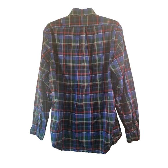 RALPH LAUREN Men’s Plaid Casual Button-Down Shirt / Size: Large - Picture 2 of 8